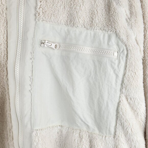 NWT Target Goodfellow & Co. Men's Soft Fleece Full Zip Jacket Cream XL - Picture 7 of 11